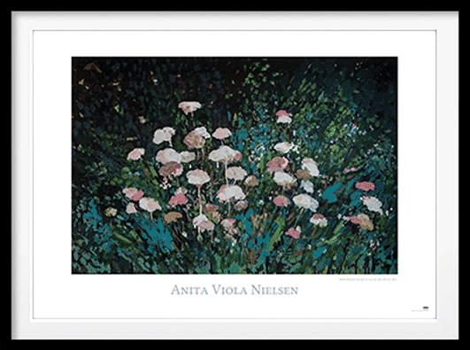 White flowers. Acrylic on canvas. - DepressedMedia