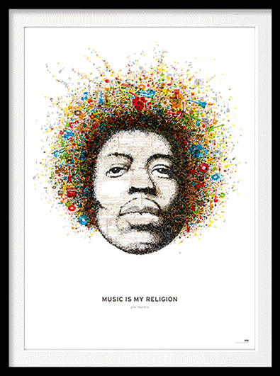 Jimi Hendrix Poster - DepressedMedia