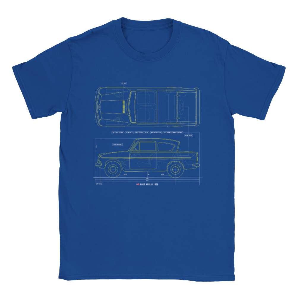 The Blueprint T-Shirt Series: Ford Anglia 105E - DepressedMedia