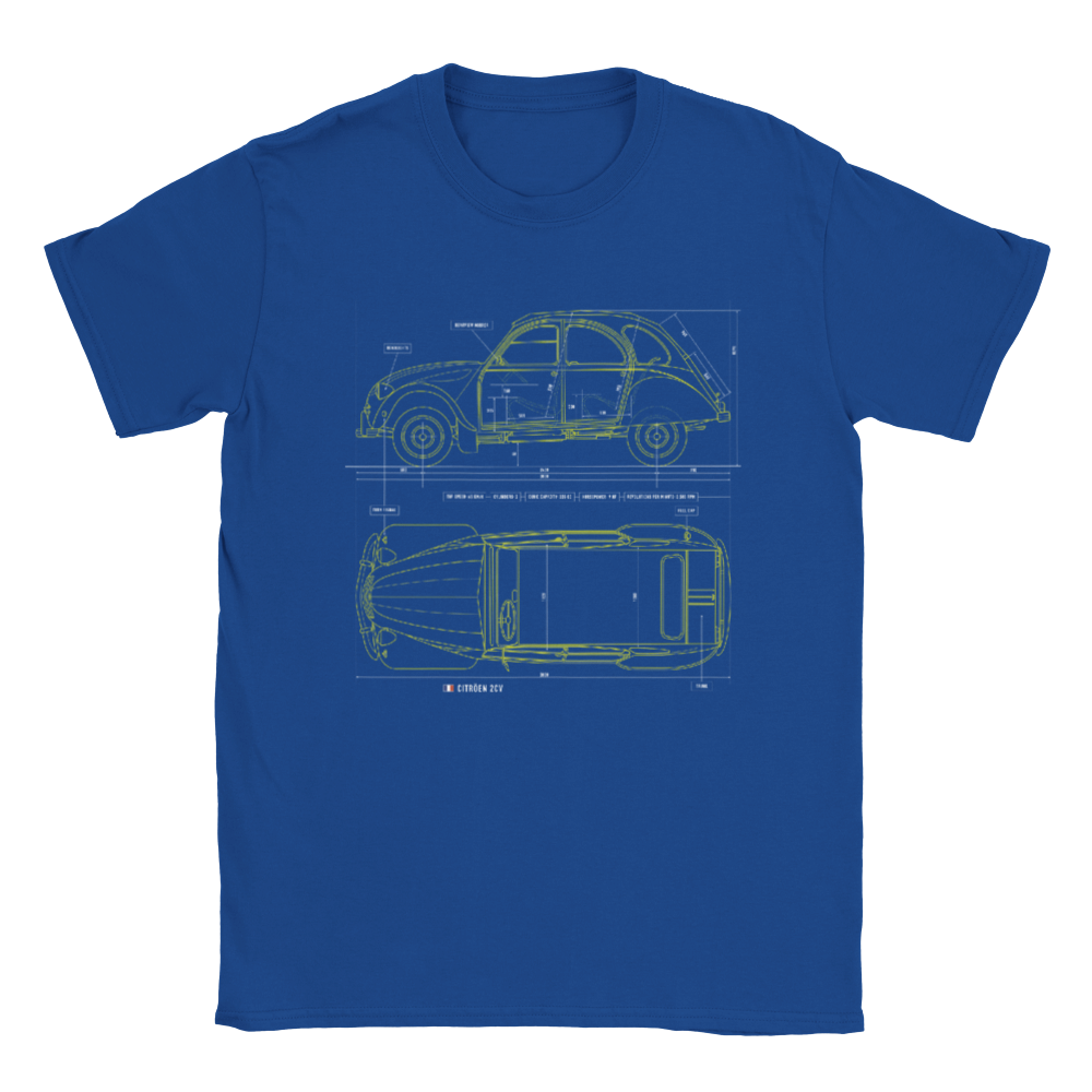 The Blueprint T-Shirt Series: 2CV - DepressedMedia