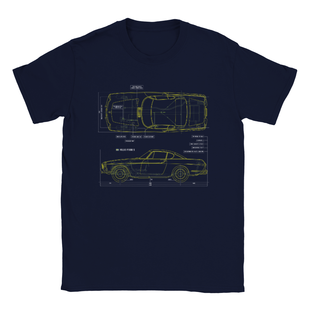 The Blueprint T-shirt Series: Volvo P1800 S - DepressedMedia