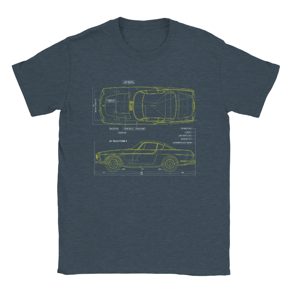 The Blueprint T-shirt Series: Volvo P1800 S - DepressedMedia